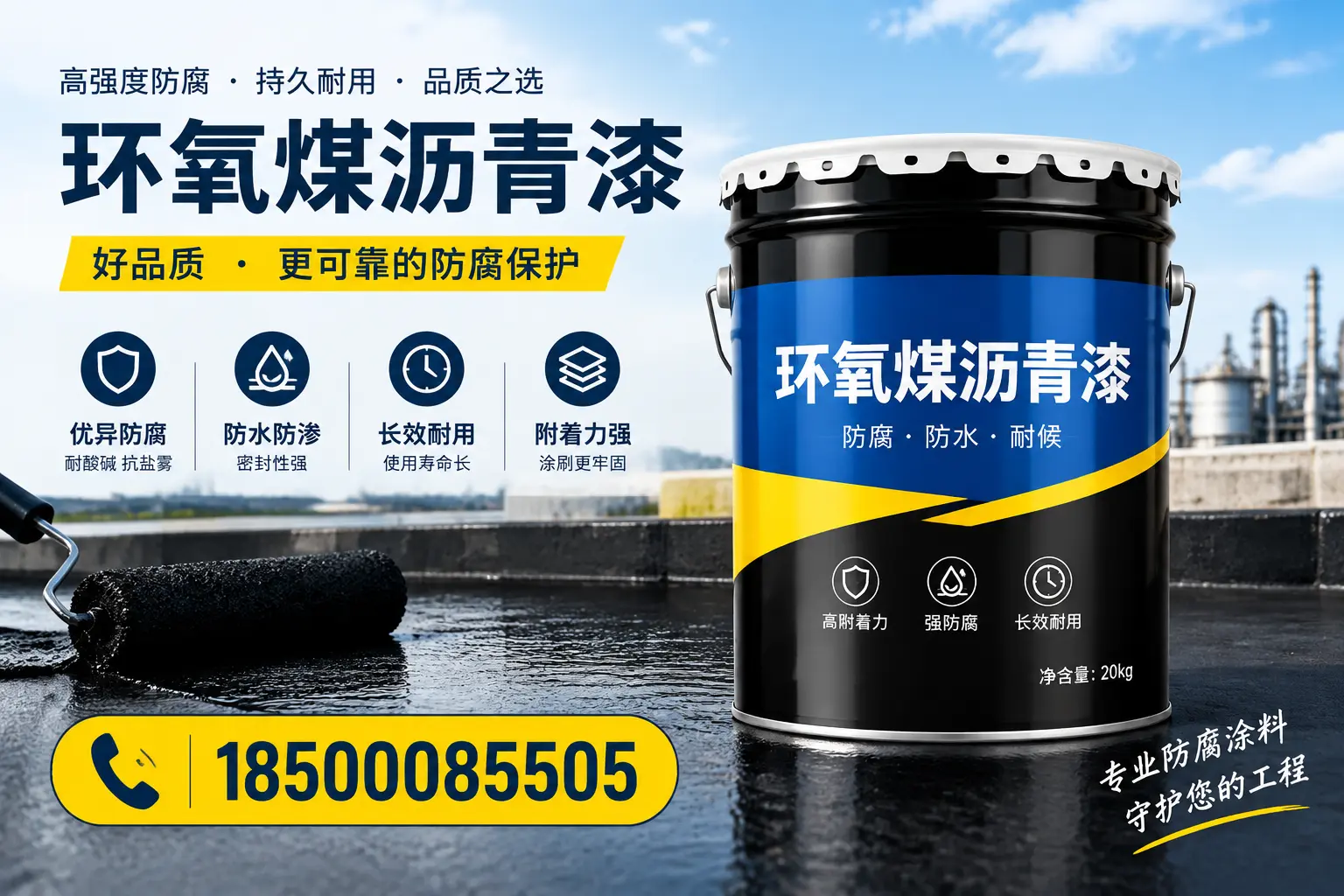 选择环氧煤沥青漆的五大理由,榆林客户必知